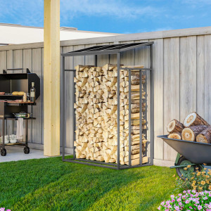 PRIMEYARD 130 x 72 cm Kaminholzregal - (GFPV01025)