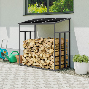 PRIMEYARD 143 x 72 cm Kaminholzregal - (GFPV01027)