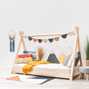 Bodenbett Tipi Kinder Camo 190x90