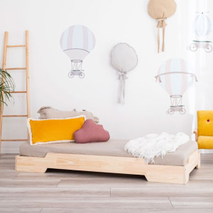 Bodenbett, Kinderbett Vano 190x80