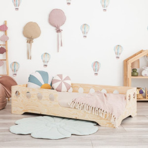 Bodenbett, Kinderbett Kuma 180x90