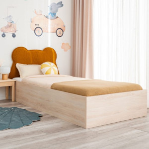 Kinderbett, Polsterbett mit Bettkasten Teddy 180x120