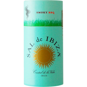 Sal de Ibiza »Granito Smoky BBQ« - Streuer mit Deckel 70 g aus Spanien