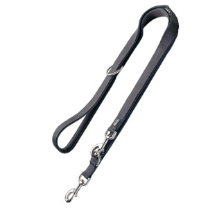 Smycz HUNTER Divo & Maldon, szara - Dł. x szer.: 190 x 1,5 cm