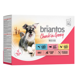 Briantos Chunks w sosie, 12 x 100 g - Pakiet mieszany