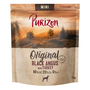 Purizon Adult Mini, wołowina Black Angus i indyk - 1 kg