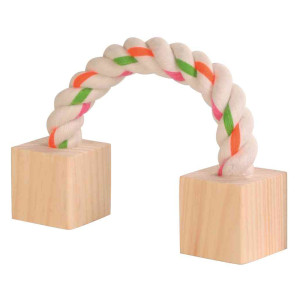 Trixie zabawka z drewnianymi klockami - dł. ok. 20 cm