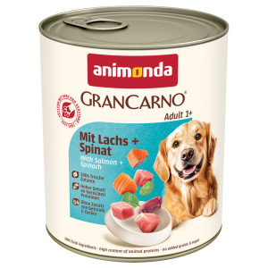 animonda GranCarno Original Adult, 6 x 800 g - Łosoś ze szpinakiem