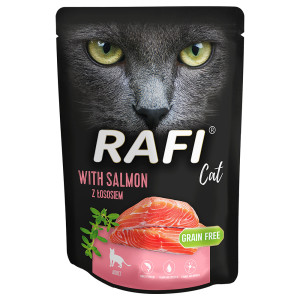 Rafi Cat, 10 x 300 g - Łosoś