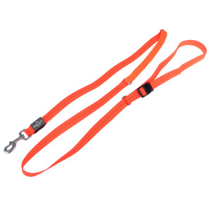 Nomad Tales Spirit USB LED smycz do biegania pomarańczowa - 180 - 250 cm długości, 25 mm szerokości