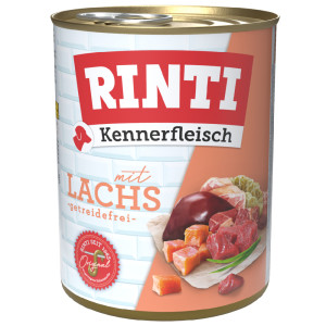 Megapakiet RINTI Kennerfleisch, 24 x 800 g - Łosoś