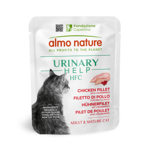 Korzystny pakiet Almo Nature HFC Urinary Help, 24 x 50 g - Filet z kurczaka z żurawiną
