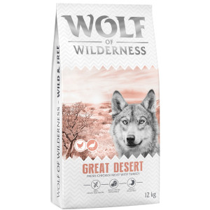 Wolf of Wilderness Adult „Great Desert”, indyk - 12 kg: nowa receptura