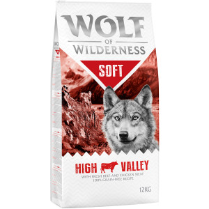 Wolf of Wilderness „Soft - High Valley”, wołowina - 12 kg