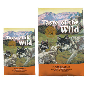 12,2 kg + 2 kg gratis! Taste of the Wild, karma sucha dla psa, 14,2 kg - High Prairie Puppy