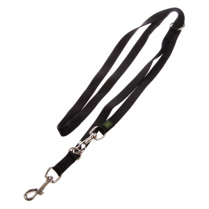 Smycz HUNTER Vario Basic, czarna  - Dł. x szer.: 200 x 1,5 cm