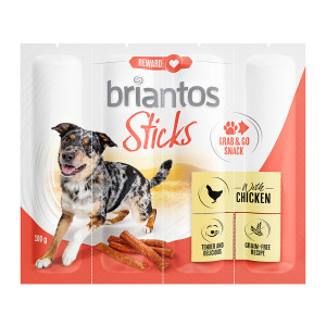 Briantos Sticks Grab&Go dla psów - Kurczak, 2 x 100 g