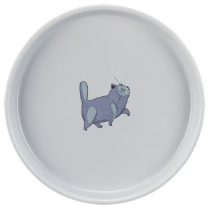 Trixie miska ceramiczna, płaska i szeroka - 600 ml, Ø 23 cm