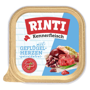RINTI Kennerfleisch, 18 x 300 g - Serca drobiowe