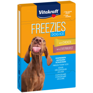 VITAKRAFT Freezies Dog Ice, lody dla psów - 10 x 20 g