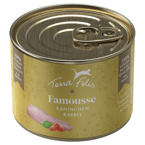 Korzystny pakiet Terra Felis Famousse, 24 x 200 g - Królik
