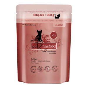 catz finefood, 6 x 300 g - Drób