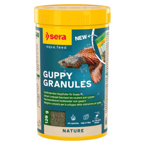 sera Guppy Gran Nature, pokarm roślinny - 120 g