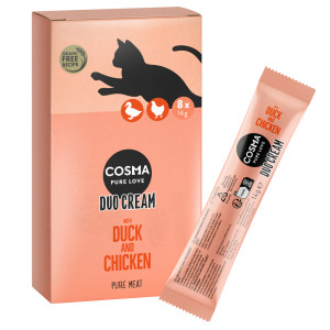 Korzystny pakiet Cosma DUO Cream, 24 x 14 g - Kaczka i kurczak