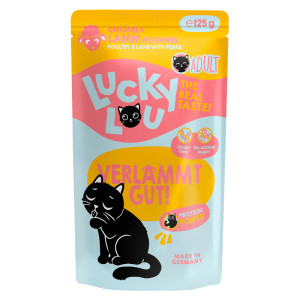 Lucky Lou Adult, 16 x 125 g - Drób i jagnięcina