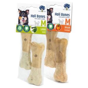 Blue Tree Holi Bones, jagnięcina i jeleń - Rozmiar M (2x jagnięcina, 2x jeleń)