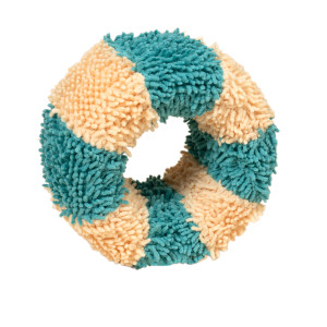 TIAKI zabawka dla psa Ring Plush - Rozmiar M: Ø 7,5 x wys. 15,5 cm
