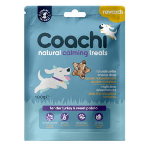 Coachi Natural Calming Treats - Indyk, 6 x 100 g