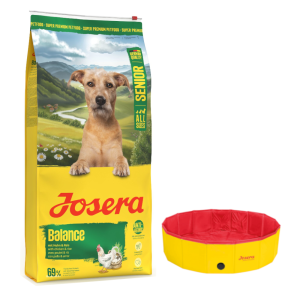 Josera: 10 kg / 12,5 kg karma sucha + Basen dla psa gratis! - Senior Balance, kurczak i ryż, 12,5 kg