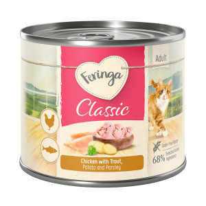 Korzystny pakiet Feringa Classic Meat Menu, 12 x 200 g - Kurczak i pstrąg