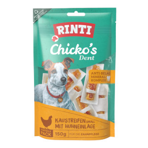 RINTI Chicko's Dent Small, skóra wołowa i kurczak - 2 x 150 g