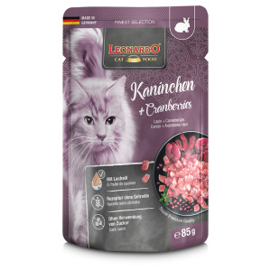 Leonardo Finest Selection, 16 x 85 g - Królik z żurawiną