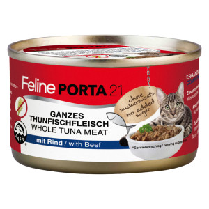 Feline Porta 21, 6 x 90 g  - Tuńczyk z wołowiną