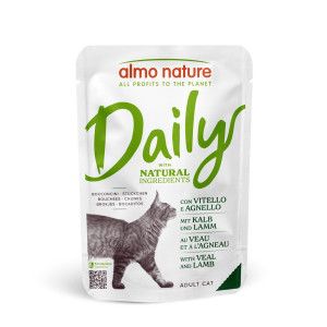 Megapakiet Almo Nature Daily Menu, 24 x 70 g - Cielęcina i jagnięcina