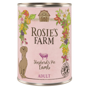 Rosie's Farm Adult, 6 x 400 g  - Jagnięcina