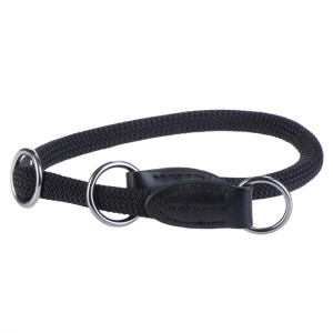 Obroża zaciskowa do tresury HUNTER Freestyle, czarna  - Obwód szyi: max. 55 cm, Ø 10 mm
