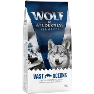 Wolf of Wilderness Monoprotein Sensitive „Vast Oceans”, ryba - bez zbóż - 2 x 12 kg