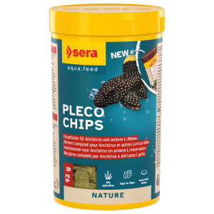 2x250ml sera Pleco-Chips Nature chipsfoder fiskfoder
