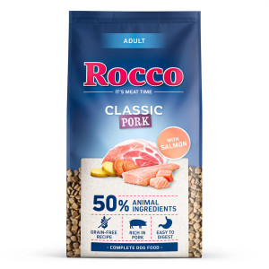 Rocco Classic Adult, wieprzowina z łososiem - 2 x 10 kg