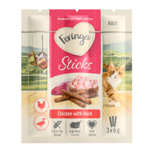 Feringa Sticks, kurczak i kaczka - 36 x 6 g