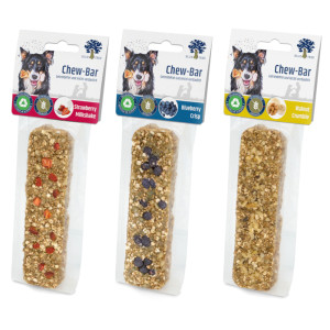 Blue Tree Chew-Bar - 3 sztuki: Strawberry Milkshake, Walnut Crumble, Blueberry Crisp