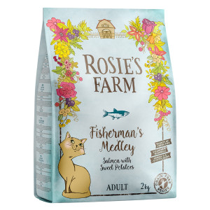 Rosie's Farm Adult, łosoś z batatami - 5 x 2 kg