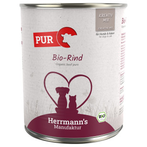 Korzystny pakiet Herrmann's Bio PUR, 12 x 800 g - Biowołowina