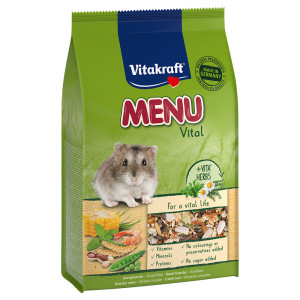 Vitakraft Menu Vital, dla chomików karłowatych - 6 x 400 g