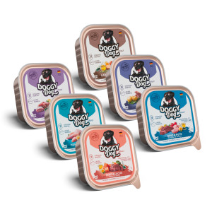Korzystny pakiet DOGGY Dog Adult, 24 x 150 g - Pakiet mieszany (6 odmian)
