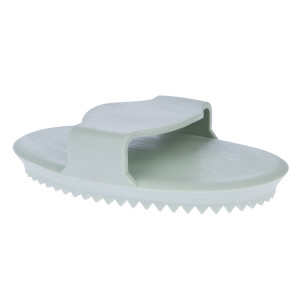 kooa gumowa szczotka dla konia - Rozmiar L (dł. x szer. x wys.): ok. 16 x 11 x 4 cm (jasnozielona)
